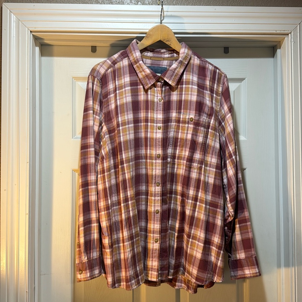 Great LL Bean Women’s light flannel shirt.